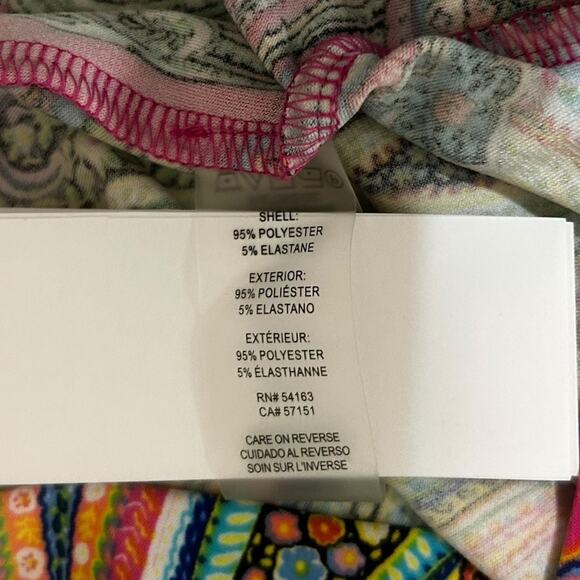 Tommy Hilfiger Women Paisley Boho Dress 8 Colorful Mod Festival Retro Resort‎ - Picture 8 of 10